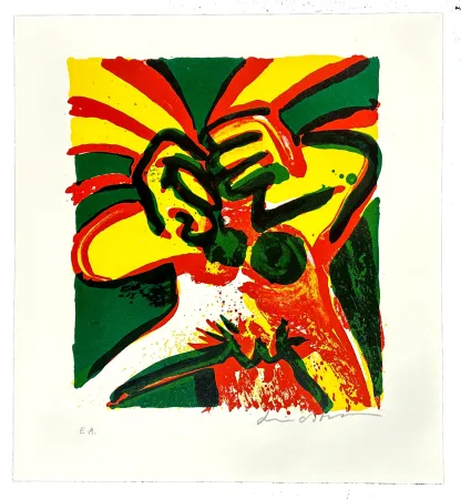 Litografia Lindstrom - Possédé