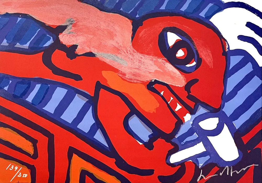 Litografia Lindstrom - Sans Titre