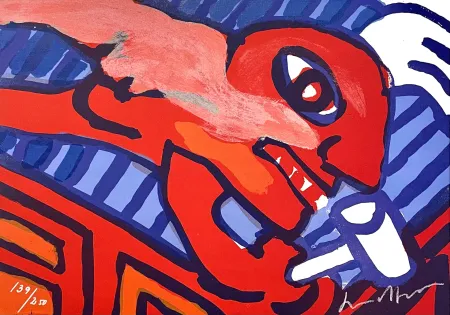 Litografia Lindstrom - Sans Titre