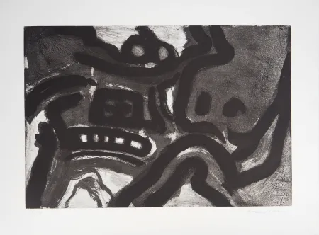 Acquatinta Lindstrom - Symboles abstraits