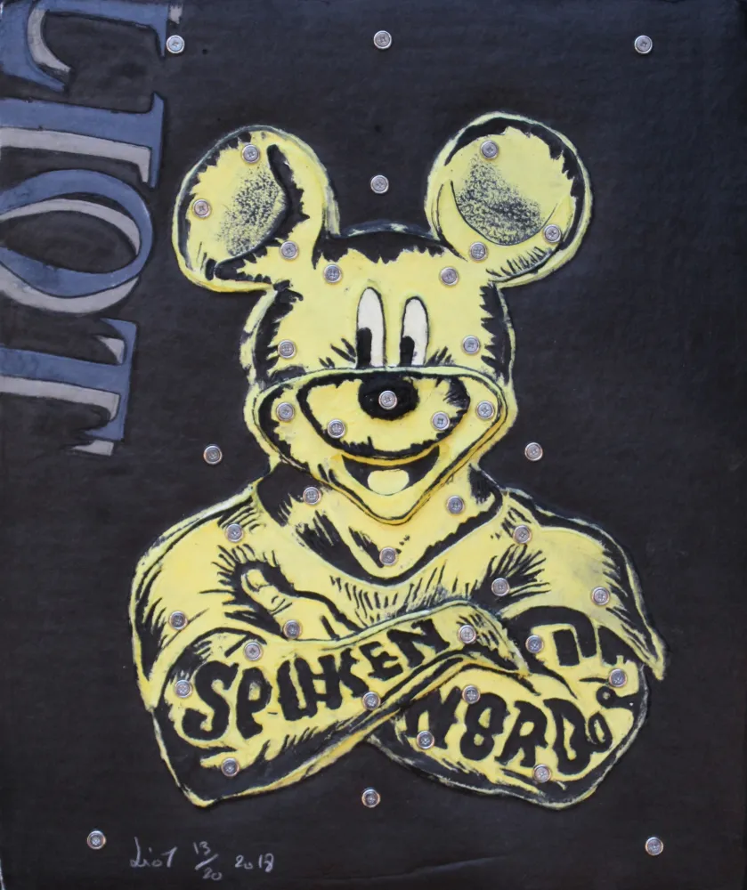 Incisione Liot - MICKEY (JAUNE)