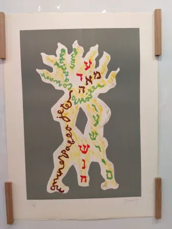 Litografia Lipchitz - Hommage a Picasso