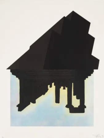 Litografia Longo - Black Palms