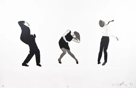 Litografia Longo - Men in the Cities, Tokyo, Seibu Department Stores, Ltd. III