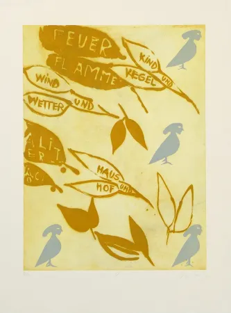 Incisione Lootz - Talking Leaves V