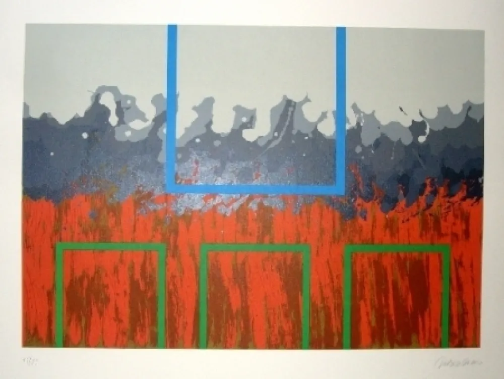 Litografia Lopez Osornio - La otra geometria 4