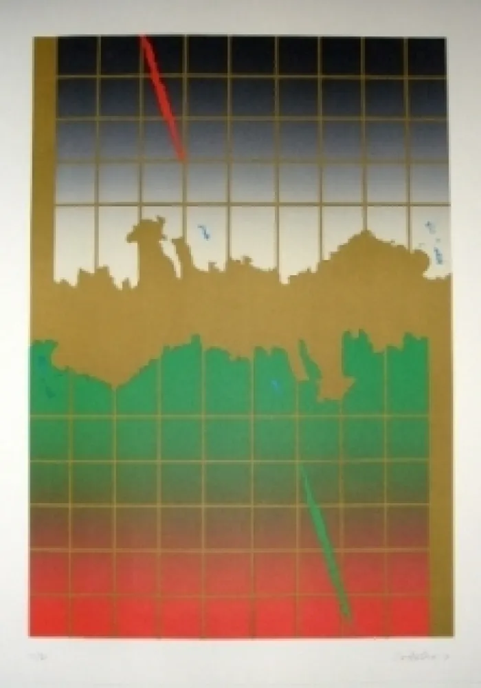 Litografia Lopez Osornio - La otra geometria 8