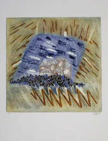 Acquaforte E Acquatinta Louttre - La fête est finie / The Party's Over