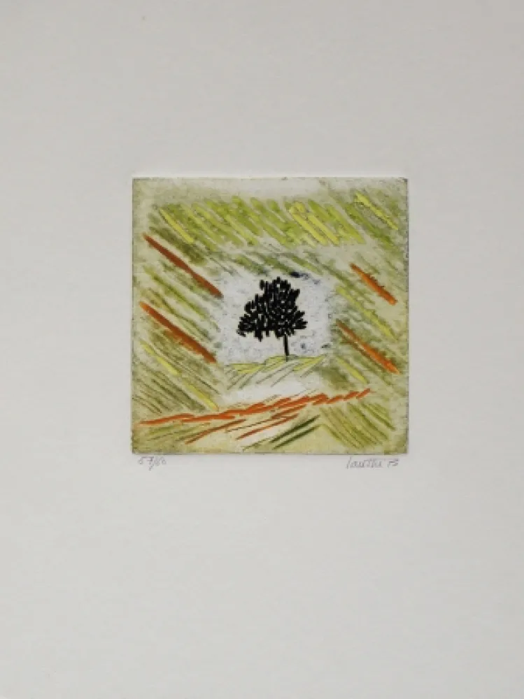 Incisione Louttre - Une petite brune