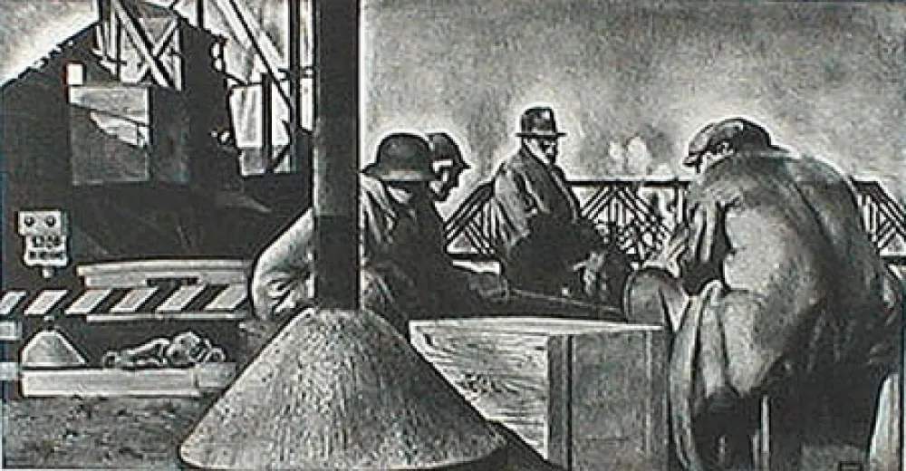 Litografia Lozowick - Dead End