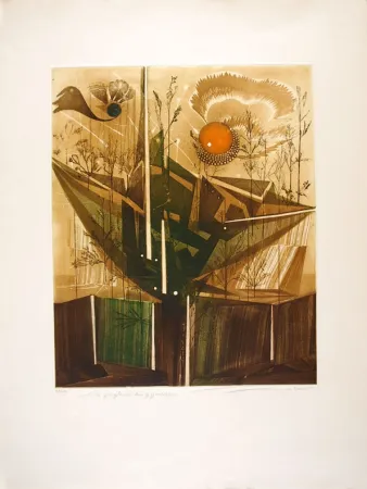 Acquaforte E Acquatinta Lubarow - Les jongleries du Gyroscope