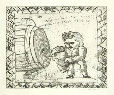 Incisione Lucebert - Senza titolo