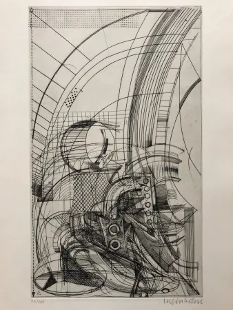 Incisione Luginbühl - Plan für Pegasus