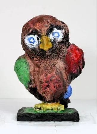 Non Tecnico Lüpertz - Eule der Athene