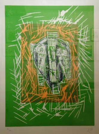 Incisione Su Legno Lüpertz - Parsifal