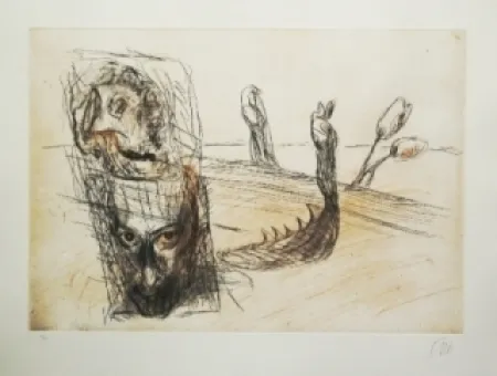 Incisione Lüpertz - Vanitas 1