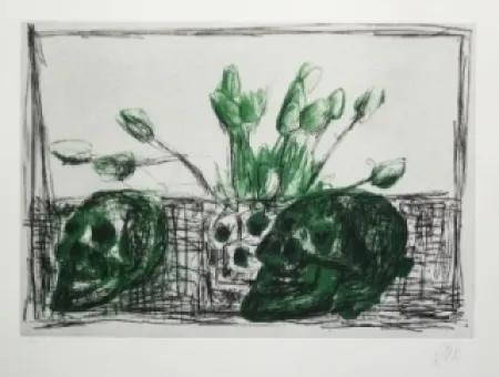 Incisione Lüpertz - Vanitas 2