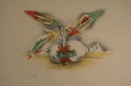 Litografia Lurcat - Sang et Vie