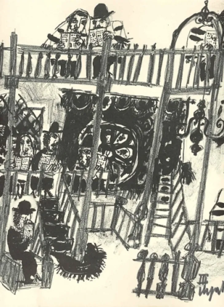 Libro Illustrato Luzzati - Viaggio alla città di Safed