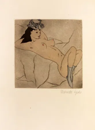 Libro Illustrato Lydis - Baudelaire. LES FLEURS DU MAL. Gravures de Mariette Lydis. Avec suite complète des gravures en couleurs signées (1928)