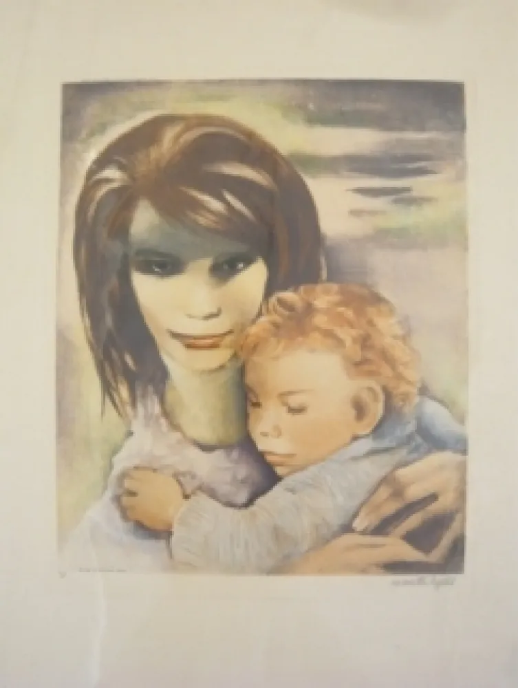 Incisione Lydis - Maternité