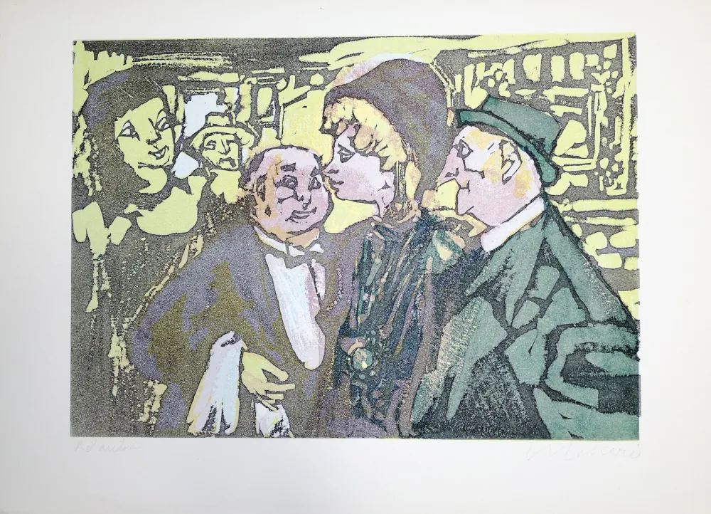 Linoincisione Maccari - S'accomodi