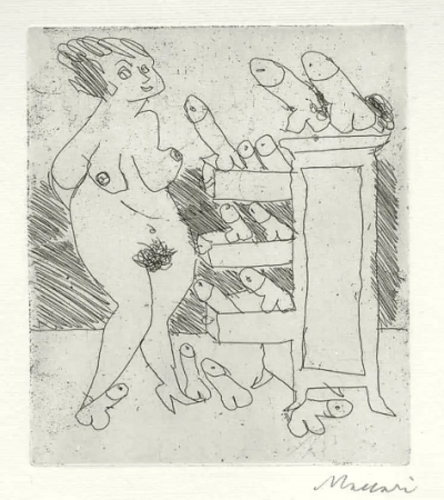 Incisione Maccari - Senza titolo