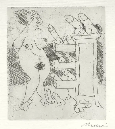 Incisione Maccari - Senza titolo