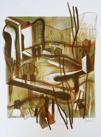 Litografia Macotela - Personas y sus sombras