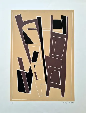 Linoincisione Magnelli - La Magnanerie de La Ferrage VI