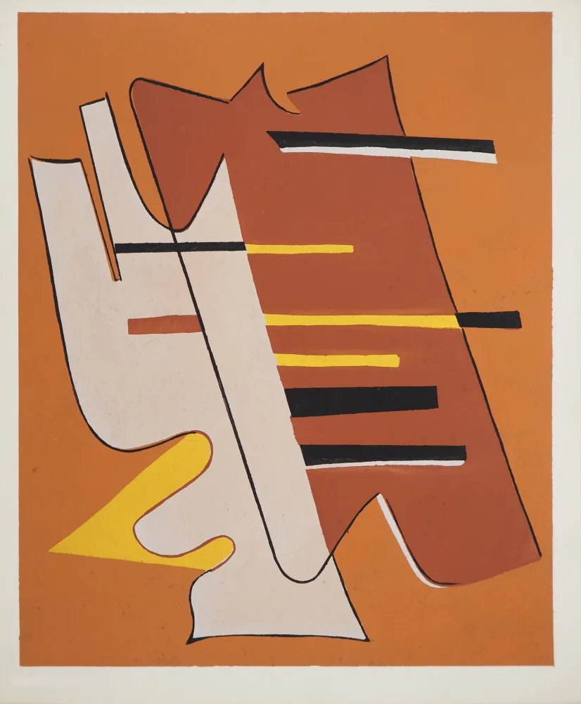 Litografia Magnelli - Manifeste abstrait