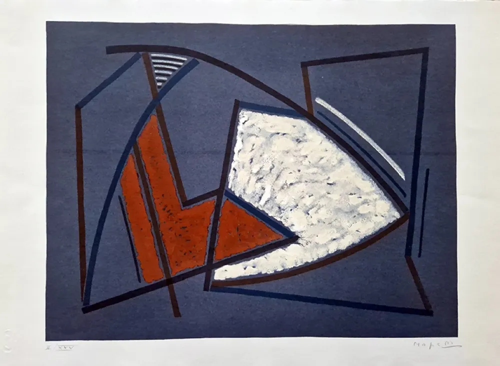 Litografia Magnelli - Sans Titre