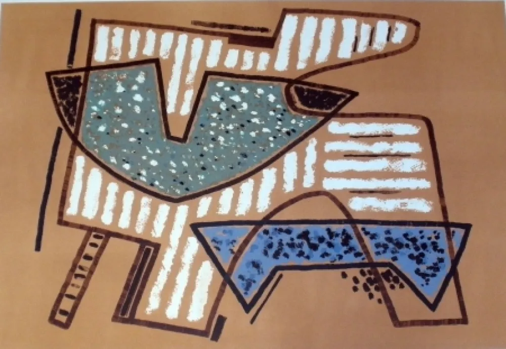 Litografia Magnelli - Sans titre