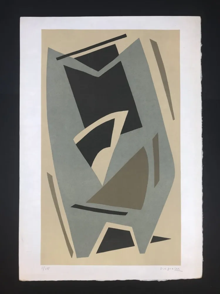 Litografia Magnelli - Senza titolo 