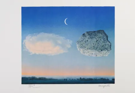 Litografia Magritte - La Bataille de Argonne