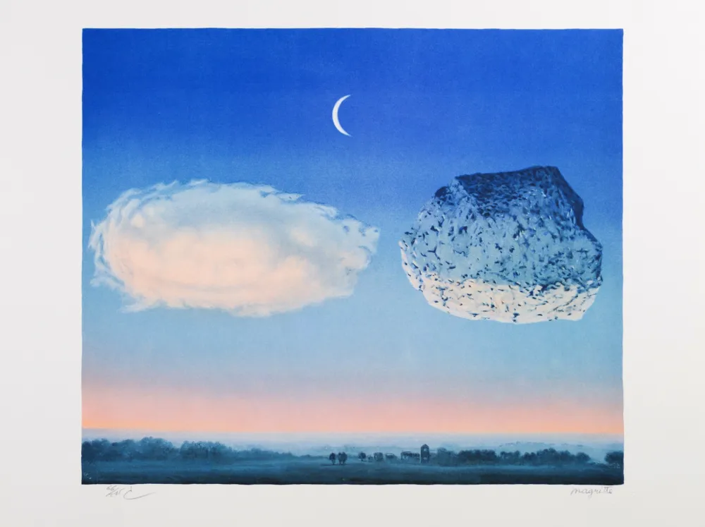 Litografia Magritte - La Bataille de l'Argonne (The Battle of the Argonne)