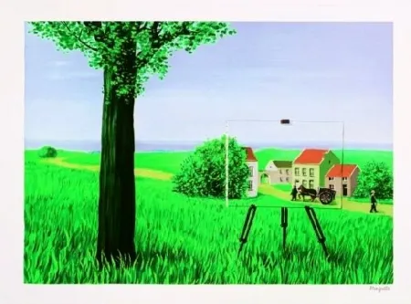 Litografia Magritte - La Belle Captive, 1931