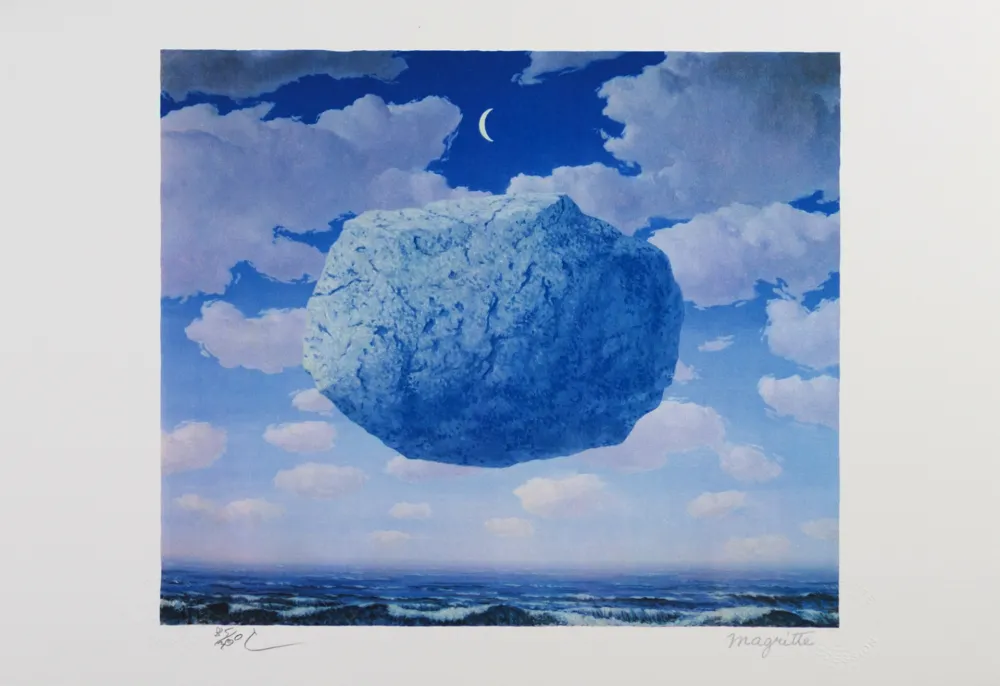 Litografia Magritte - La Flèche de Zénon (Zeno's Arrow)