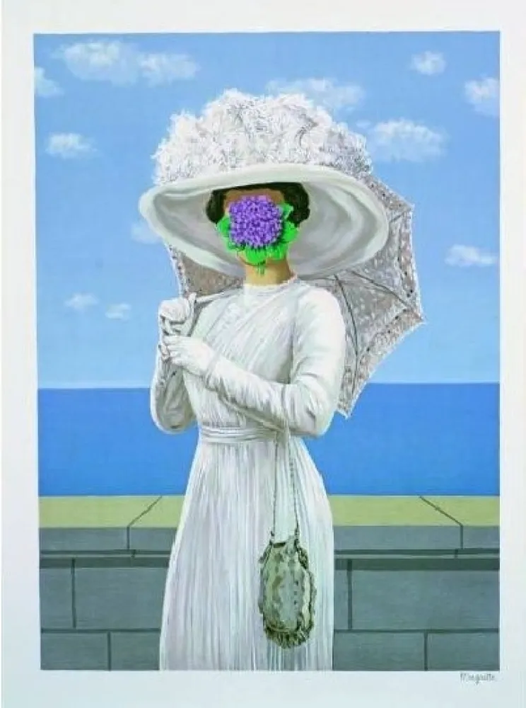 Litografia Magritte - La grande guerre