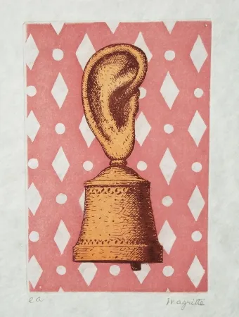 Acquaforte E Acquatinta Magritte - La leçon de musique