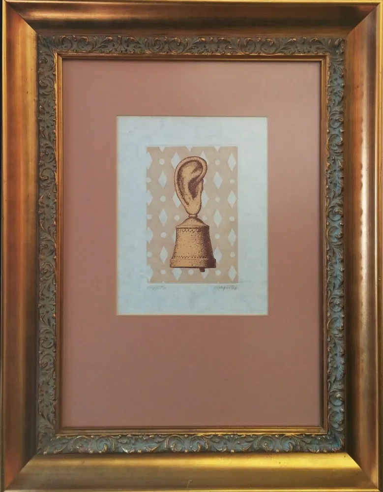 Incisione Magritte - LA LECON DE MUSIQUE