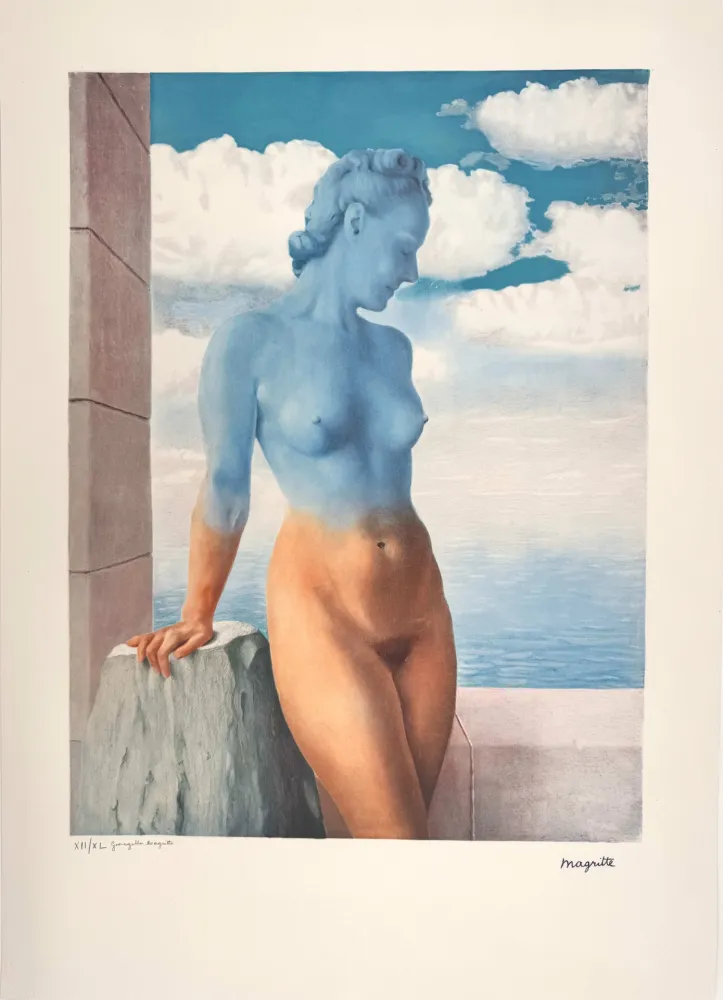 Litografia Magritte -  La Magie noire 