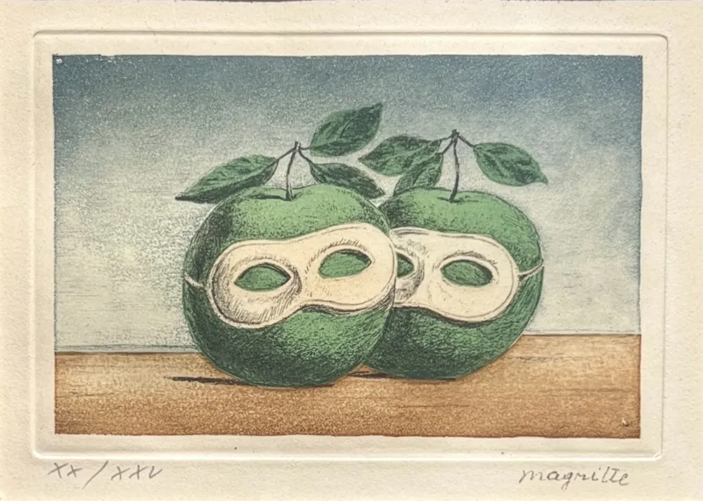 Acquaforte E Acquatinta Magritte - La Prêtre Marie