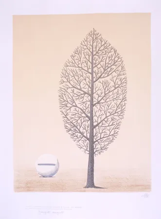 Litografia Magritte - La Recherche de l'Absolu - The research of absolute