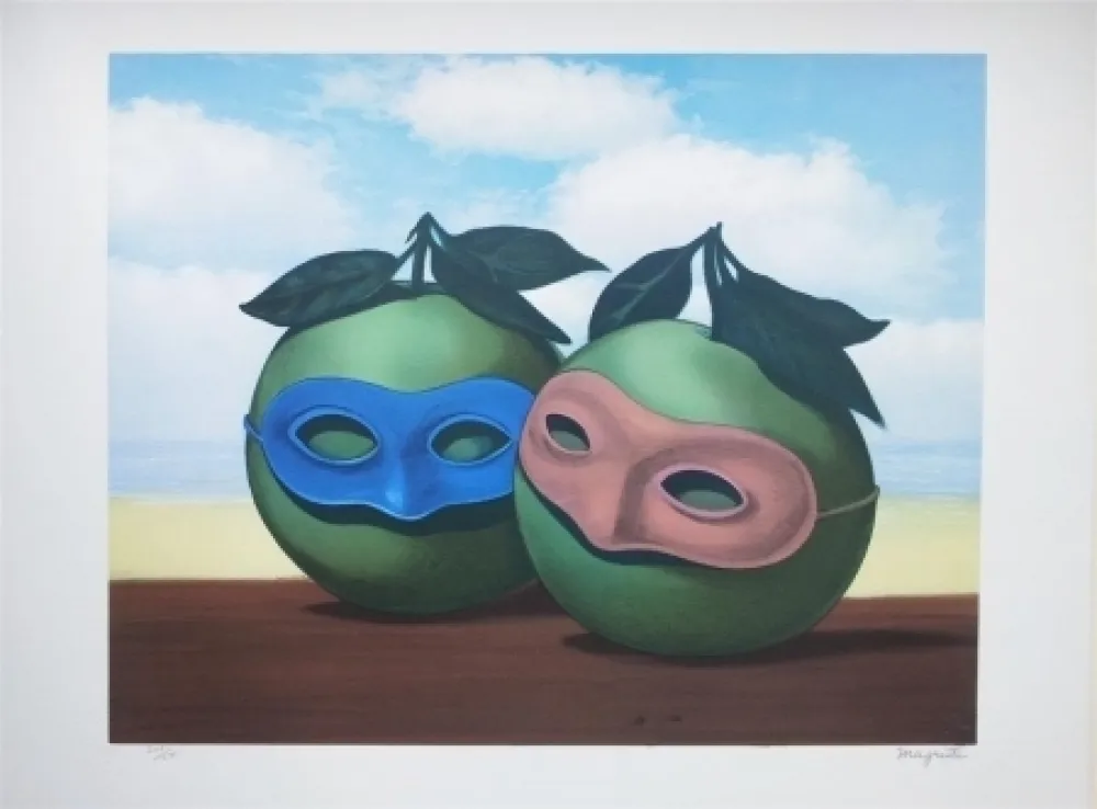 Litografia Magritte - La Valse Hésitation (The Hesitation Watlz)