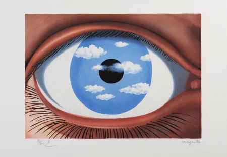 Litografia Magritte - Le Faux Miroir (The False Mirror)