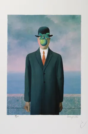 Litografia Magritte - Le Fils de l’Homme (The Son of Man)