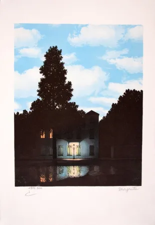 Litografia Magritte - L’Empire des Lumières - The Empire of Light