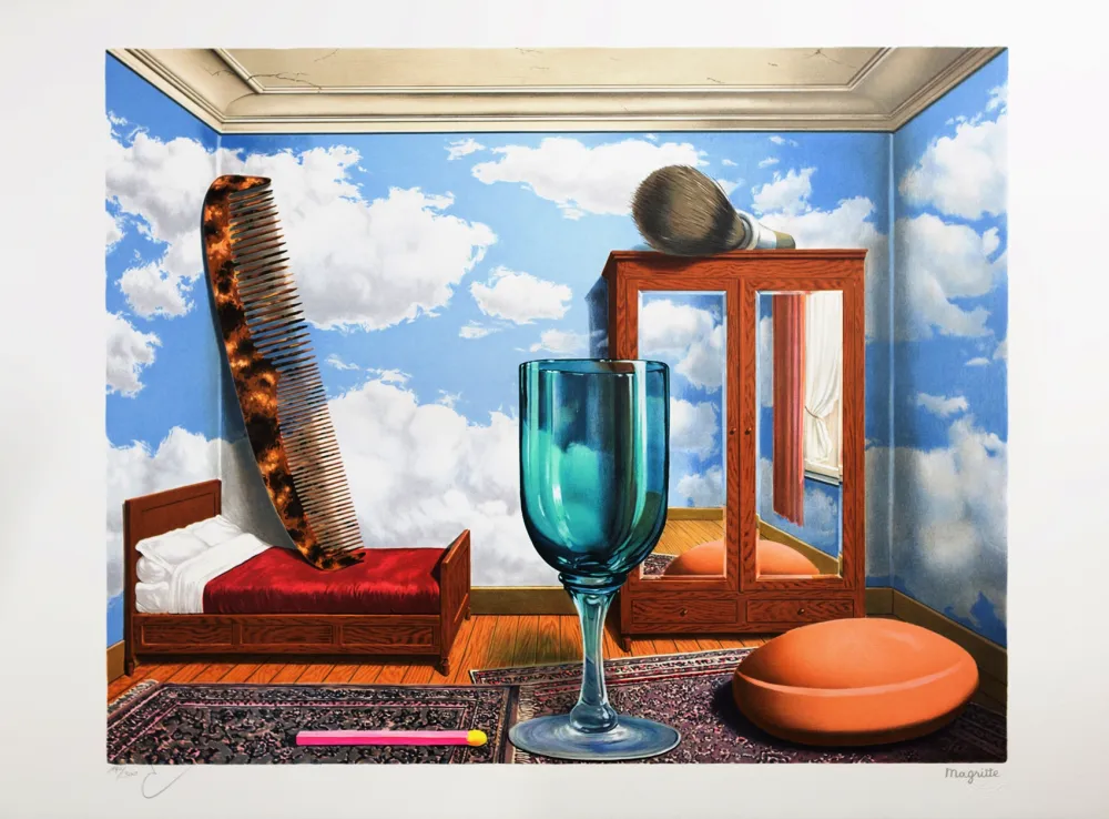 Litografia Magritte - Les Valeurs Personnelles (Personal Values)