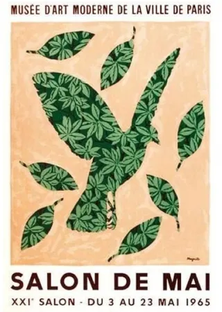 Manifesti Magritte - Salon de mai 1965 